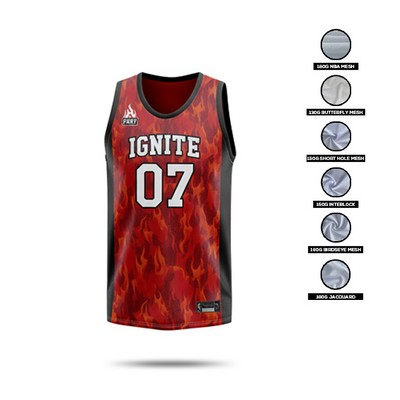 Sublimation Reversible Basketball Jersey