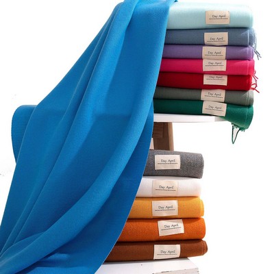 Pure Color Winter Scarf