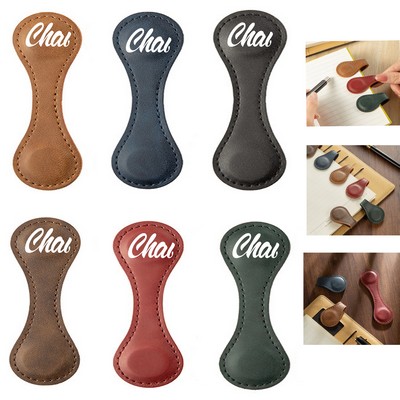 Colorful Leather Magnetic Bookmark