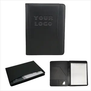 A4 Multifunctional Business Contract Leather Folder(Ocean)