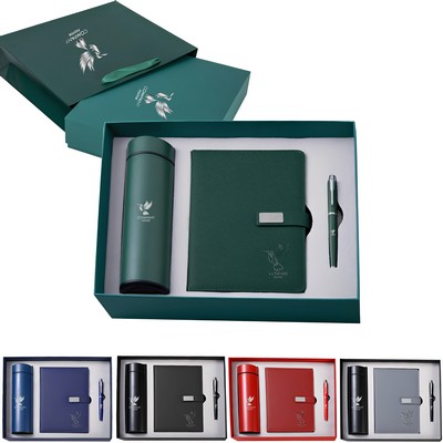 3-in-1 Business Office Set-Tumbler & Notebook & Pen