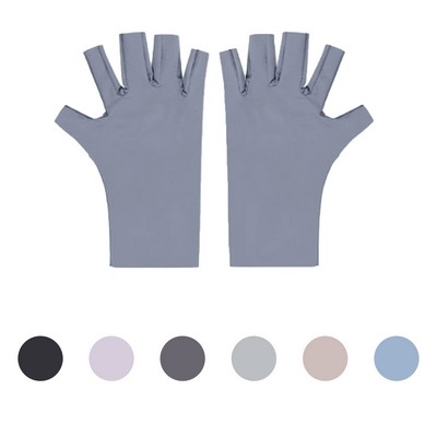 Fingerless Wrist Length Sun Protection Gloves