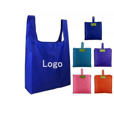 25" Vertical Version Foldable Waterproof Oxford Cloth Shopping Tote Bag