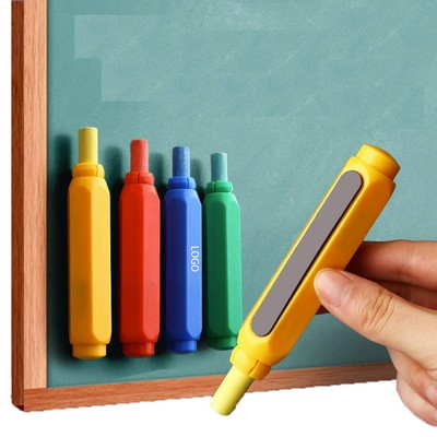 Plastic Magnetic Chalk Holders Adjustable Chalk Clip Covers