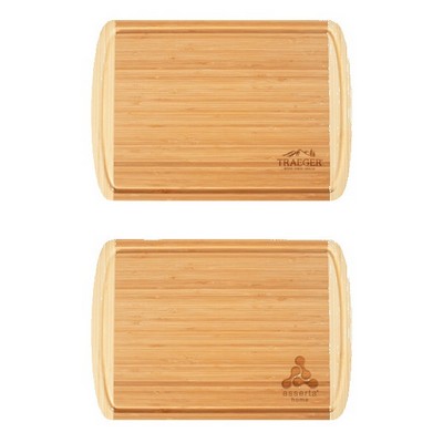 Kona Groove 18" X 12-1/2" Bamboo Cutting Board