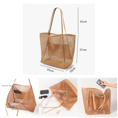 Portable Mesh Beach Bag
