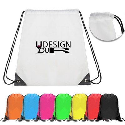 Basketball Drawstring Backpack Cinch Bag