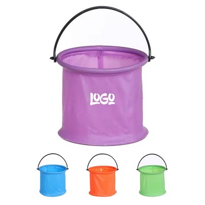 Folding PVC Beach Sand Bucket