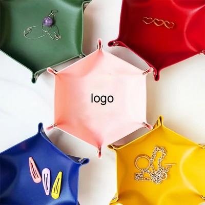 Hexagonal Foldable Storage Tray