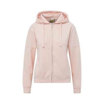 Vintage Fleece Ladies Sueded Full-Zip Hoodie