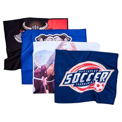 15" X 18" Sublimated Microfiber Rally Towel