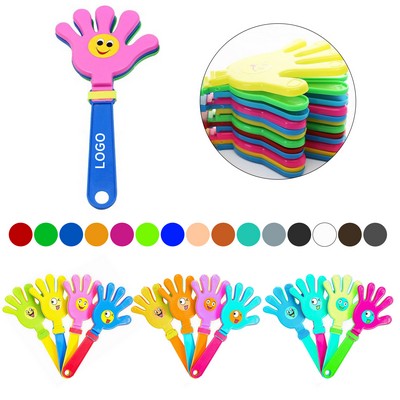 Colorful Plastic Hand Clapper
