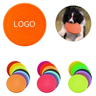 Silicone Dog Flying Disc Toy