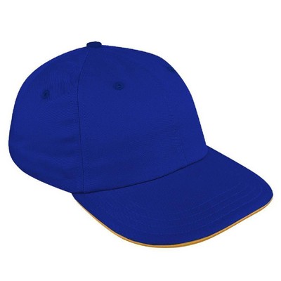 Union/USA Made Sandwich Brim Brushed Hook / Loop Dad Cap