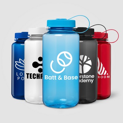 Otto rPET Tethered-Lid Sipper Sports Bottle - 30 oz. - Silkscreen