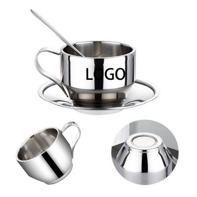 6 Oz. Stainless Steel Coffee Mug
