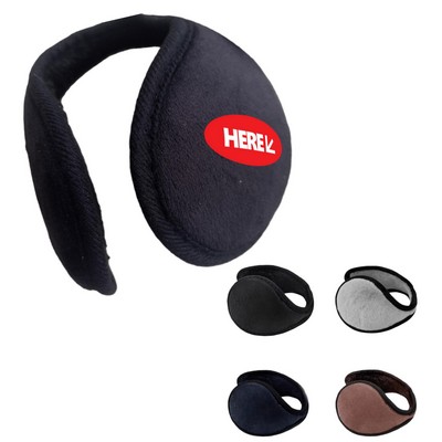 Fleece Ear Warmers Foldable Earmuff