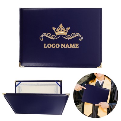 Premium Leather Certificate Holder