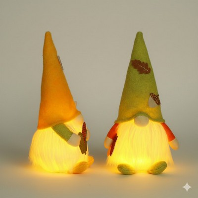 Glowing Gnome Plush Luminous Rudolf Faceless Doll Kids' Night Light Toy & Creative Home Decor