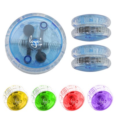 Spinning Light Up Yo-Yo with Custom Logo LED Colorful Flashing Toy for Events
