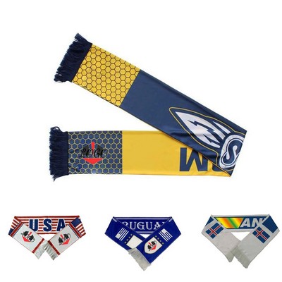 Dye Sublimation Stadium Soccer Scarf