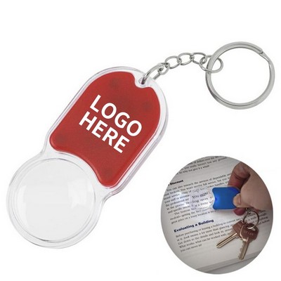 Clear Lens LED Keychain
