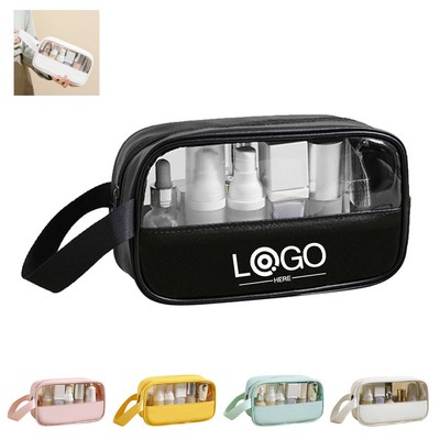 PU Makeup Handbag Travel Toiletry Cosmetic Bag