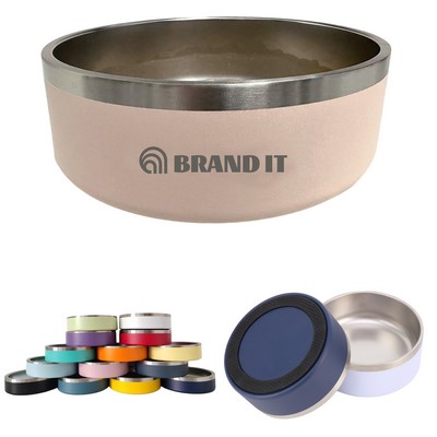 42oz Metal Pets Dog Bowl