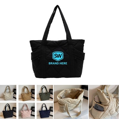Fashion Quilted Tote Bag