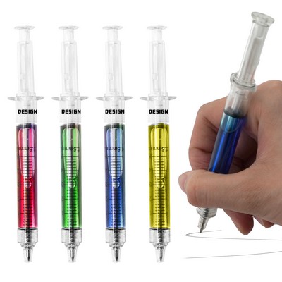 Ballpoint Clicker Syringe Pen