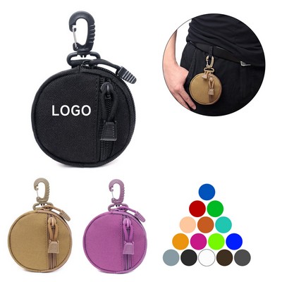 Military Portable Round Mini Hanging Bag