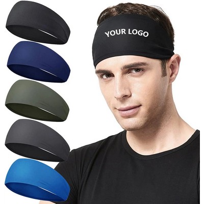 Sweat-absorbent sports hairband