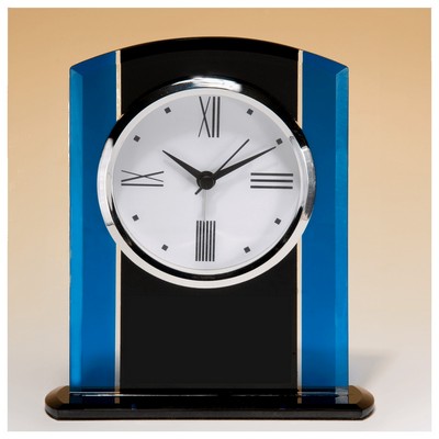 Glass Clock, Bezel, Three Hand Movement - CLK77