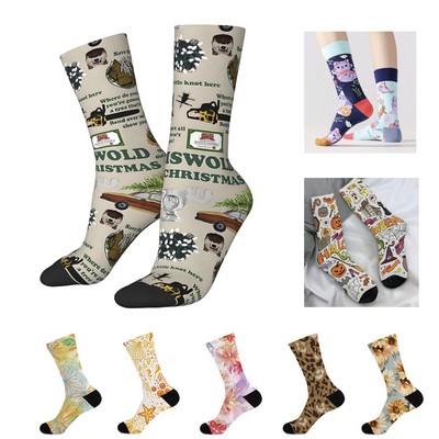 Luxury Jacquard Cotton Socks