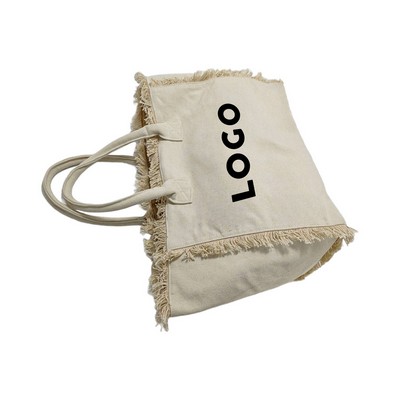Tassel Carrying Canvas Bag