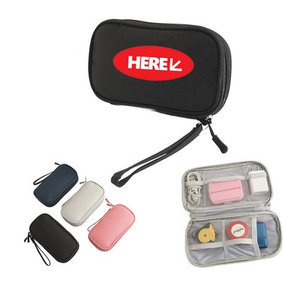 Small Tech Organizer with Cable Management