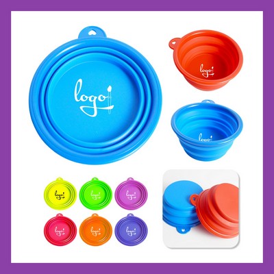 Collapsible Pet Dog Bowl
