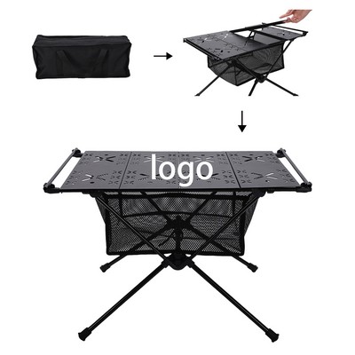 Double-Layer Outdoor Camping Table