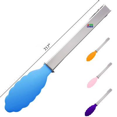 7" Silicone Mini Food Tongs
