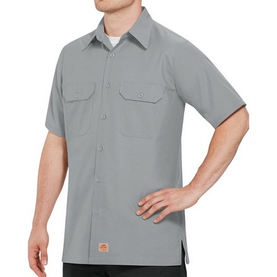 Red Kap Men's Ripstop Short Sleeve Work Shirt - SY60