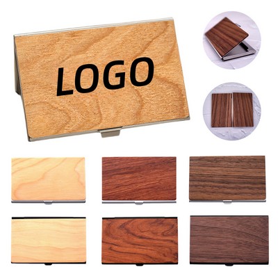 Wooden Business Card Holder