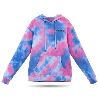 Unisex Classic Tie Dyed Hooded Sweatshirt 8.5 oz
