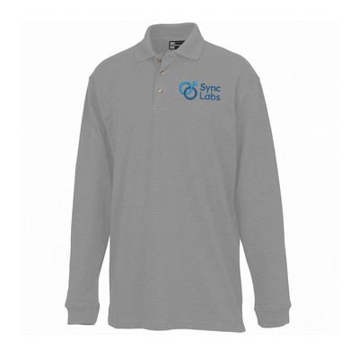Superblend Long Sleeve Pique Polo