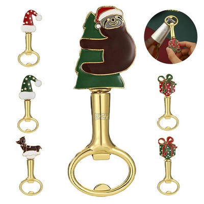 Christmas Zinc Alloy Bottle Opener
