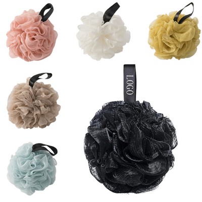 Black Ribbon Bath Loofah